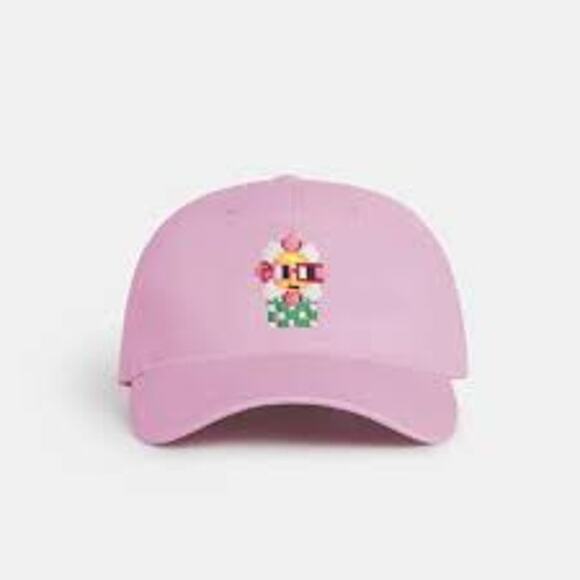 $65 NEW MADHAPPY NOUNS DAD HAT - FLOWERS/PINK - Picture 2 of 4